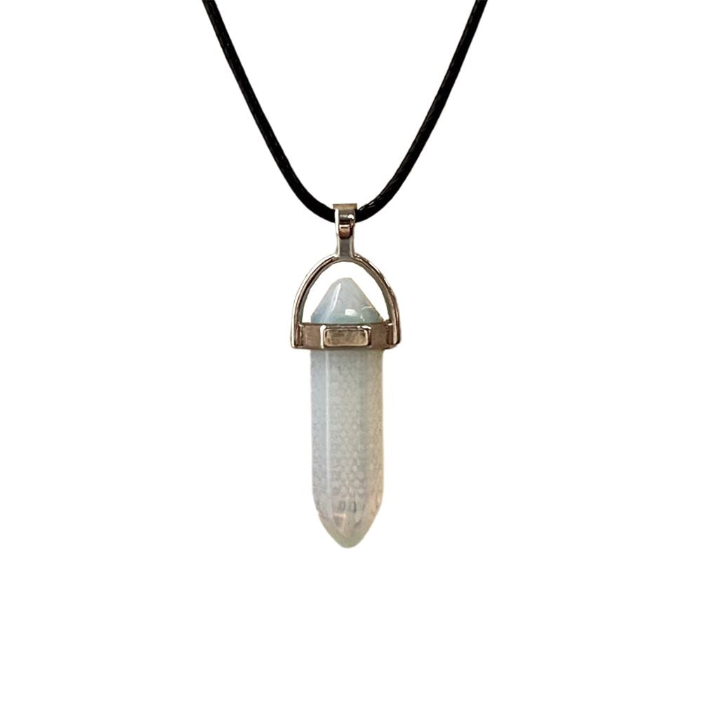 Double Point Pencil Pendant, Black String