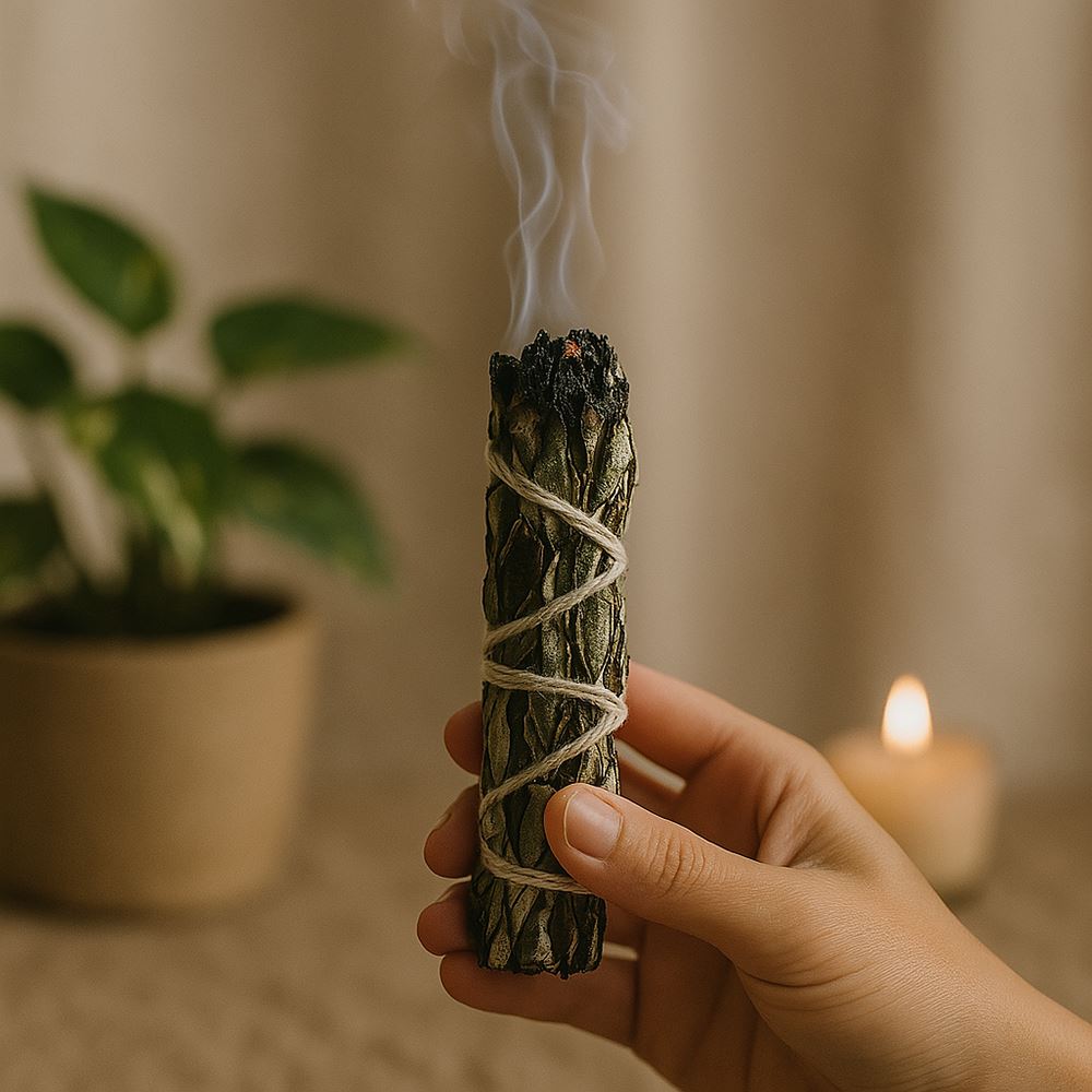 Slimline Smudge Stick, White Sage and Yerba Santa 4"