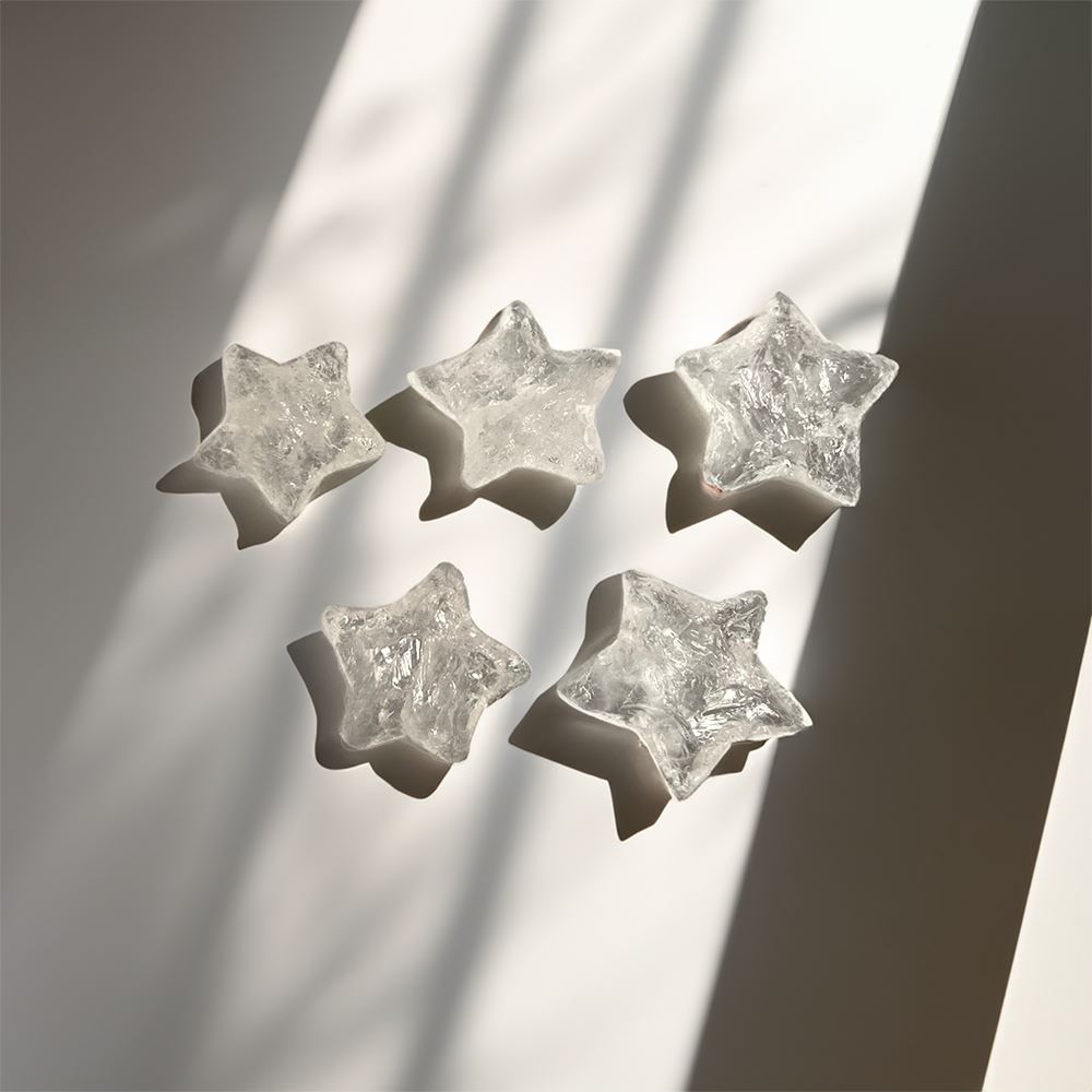 Faceted Star Crystal, 3x3cm