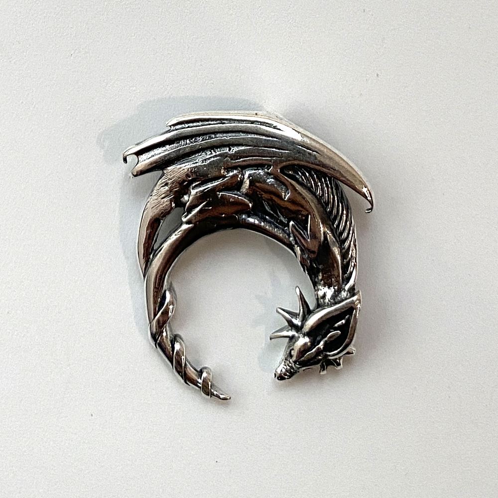 Silver-Plated Gothic Pendant