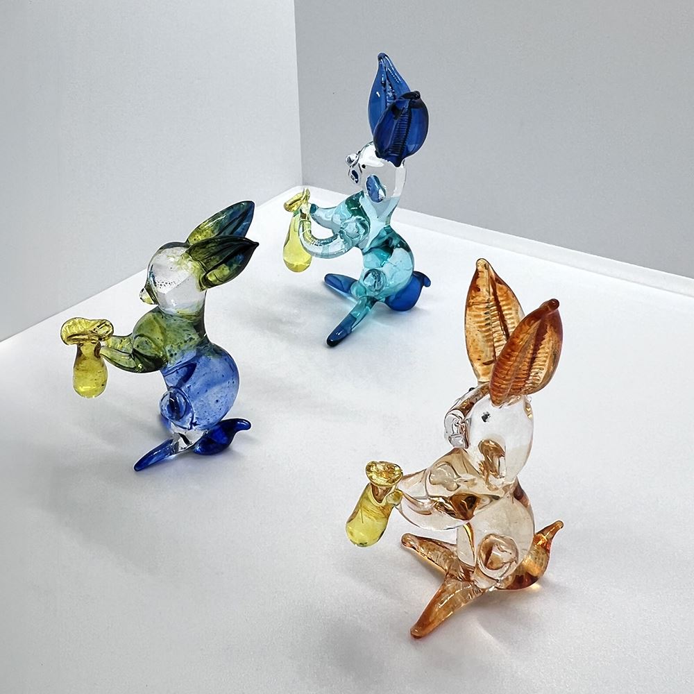 Hand-Blown Glass Sculpture