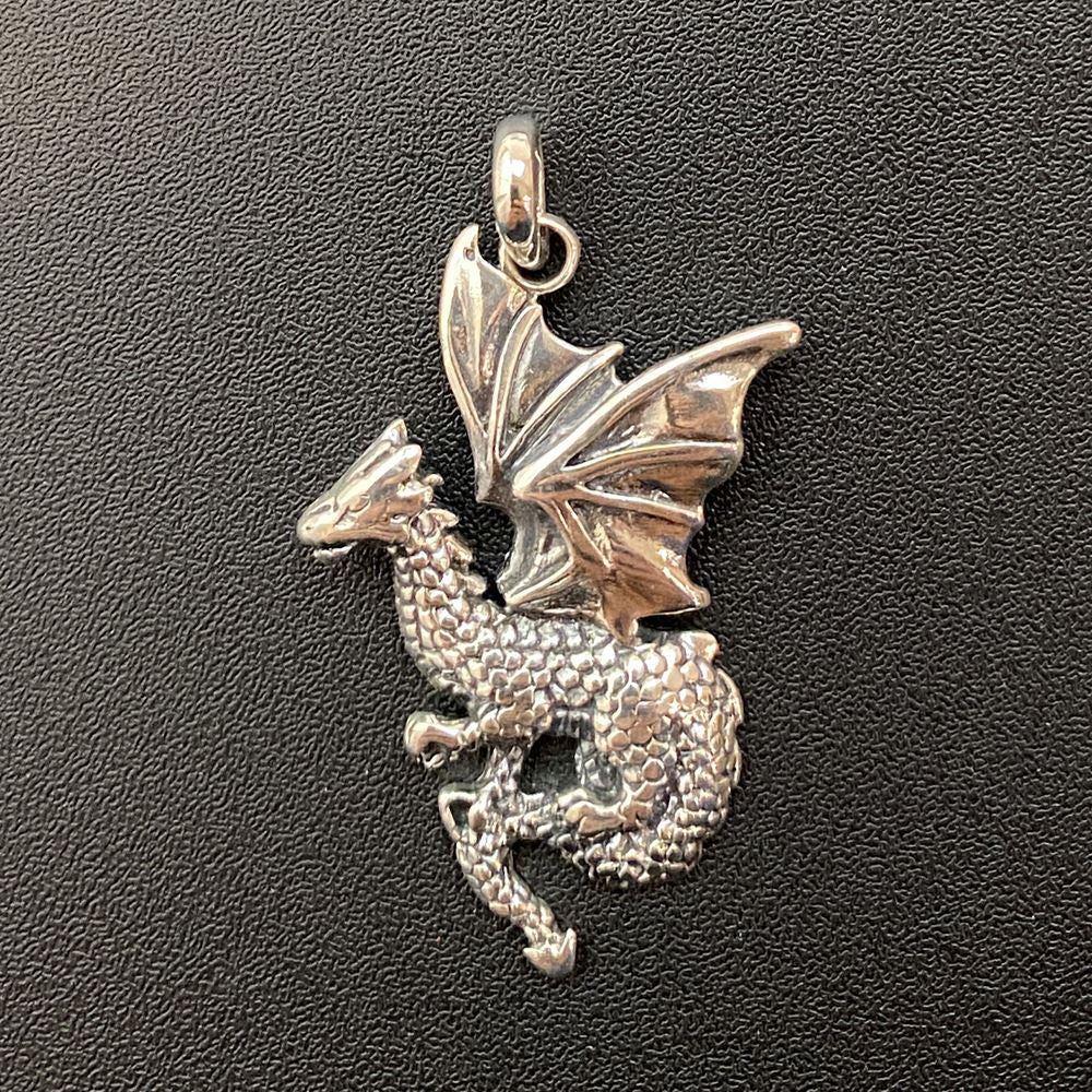 Silver-Plated Gothic Pendant