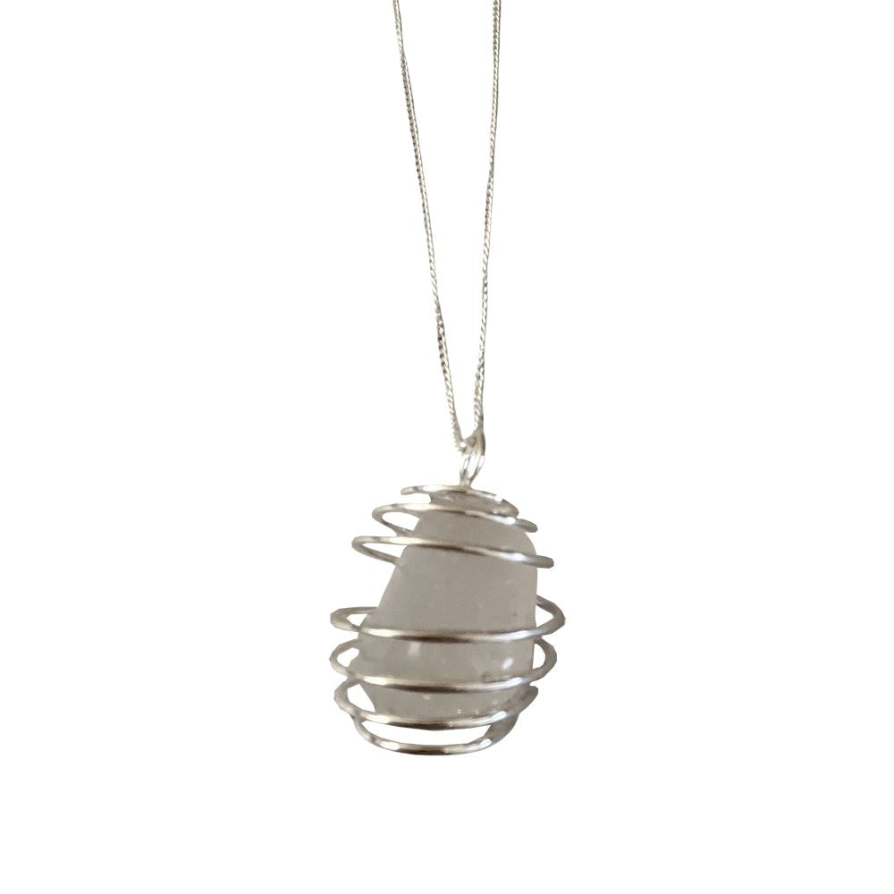 Spiral Tumbled Pendant