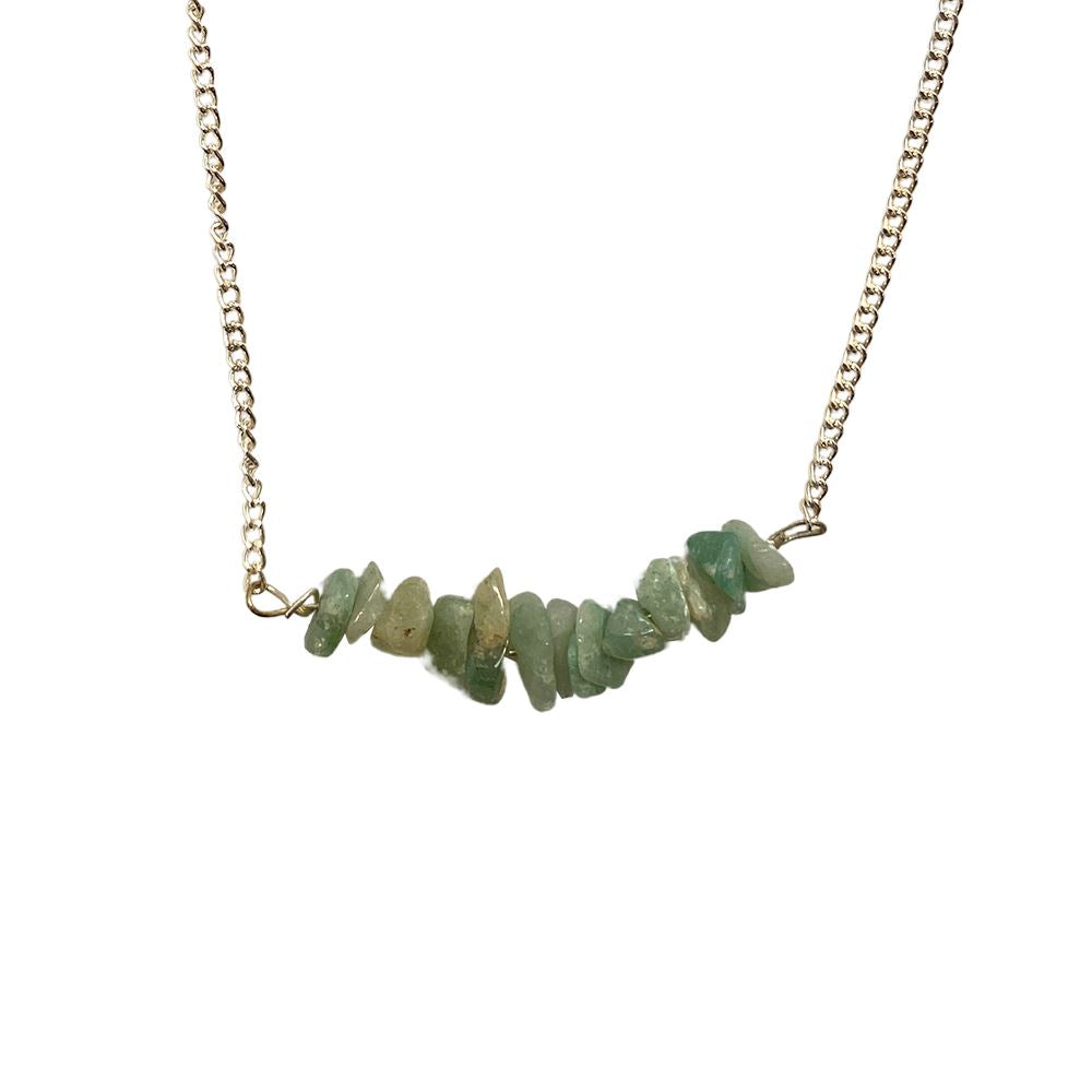 Silver Chain Chips Pendant