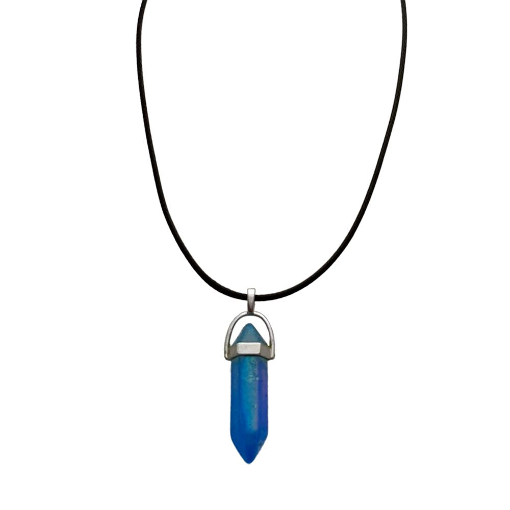 Double Point Pencil Pendant, Black String