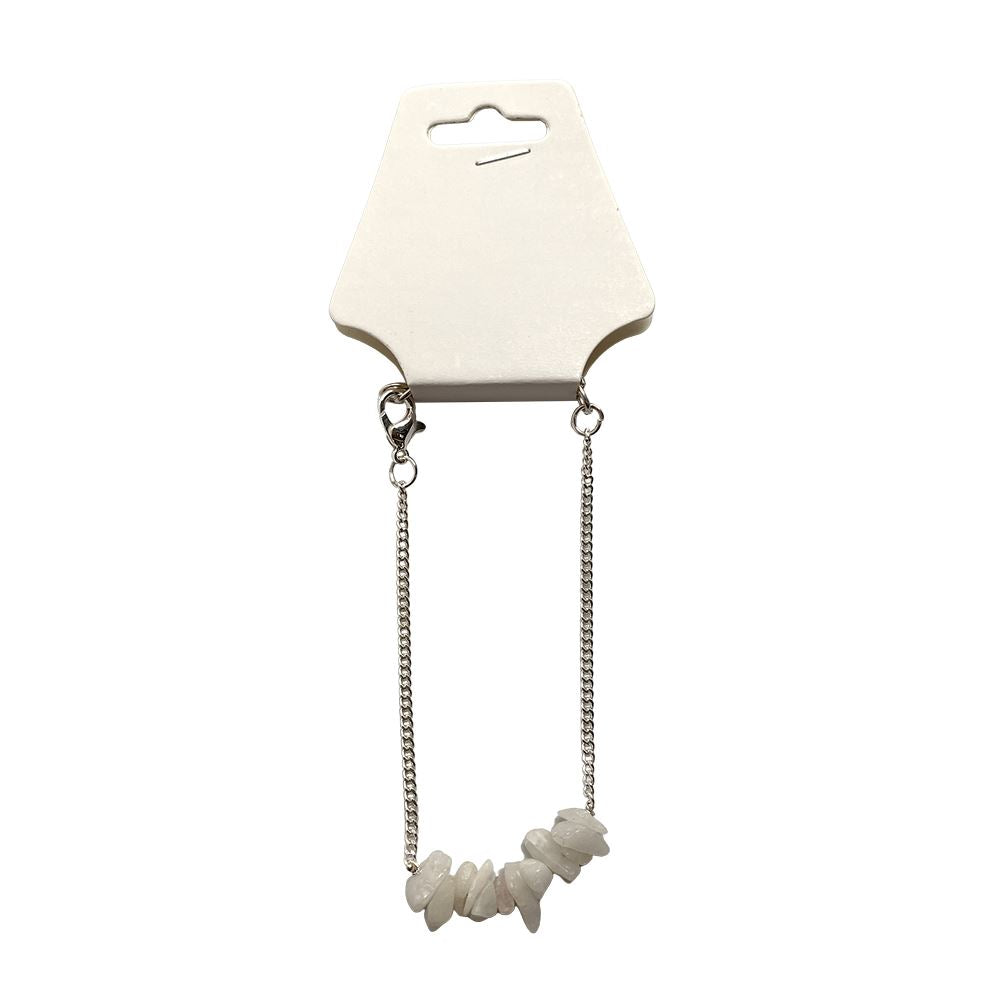 Silver Chain Chips Bracelet