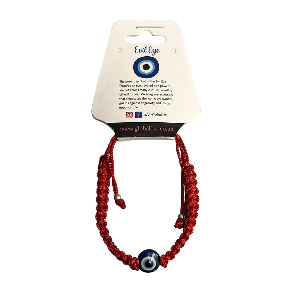 Evil Eye Ethnic Style Cotton Thread Bracelet