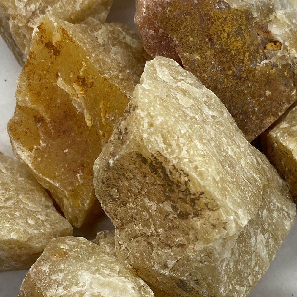 Raw Rough Cut Crystals (80-100g pieces), 1kg Pack