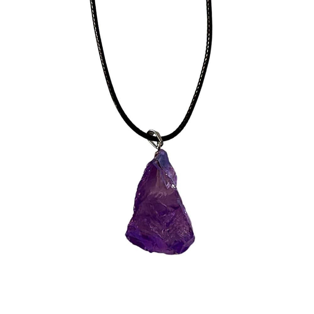 Electroplated Quartz Pendant