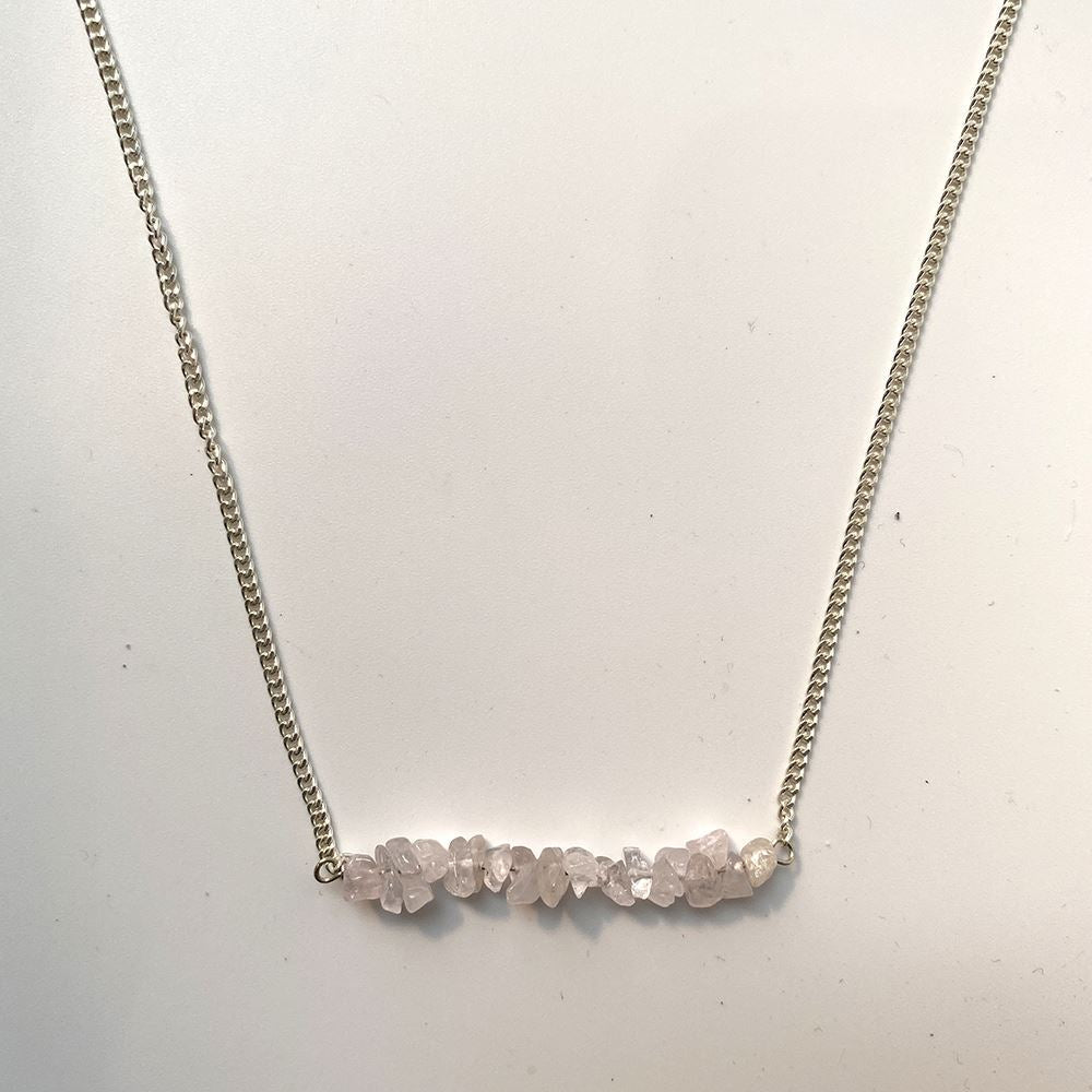 Silver Chain Chips Pendant
