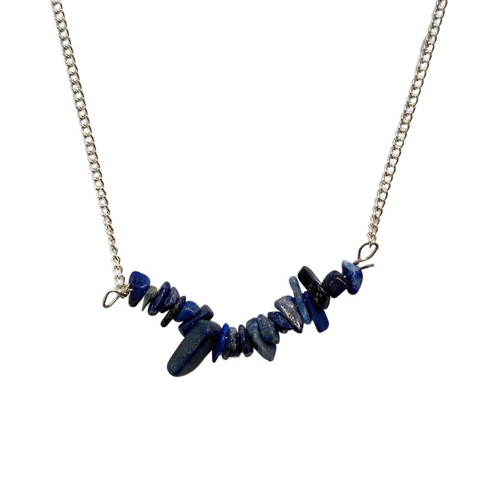 Silver Chain Chips Pendant