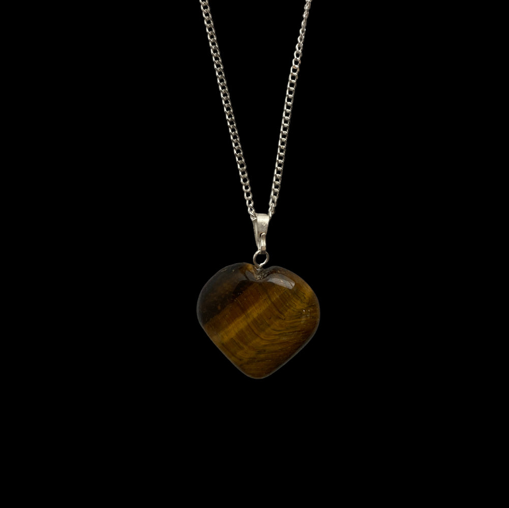 Crystal Heart Pendant, 3cm