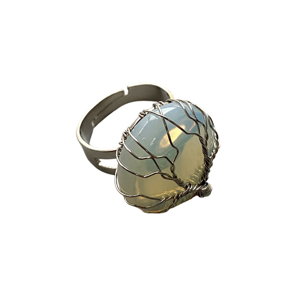 Wire Wrapped Tree of Life Ring, 2cm