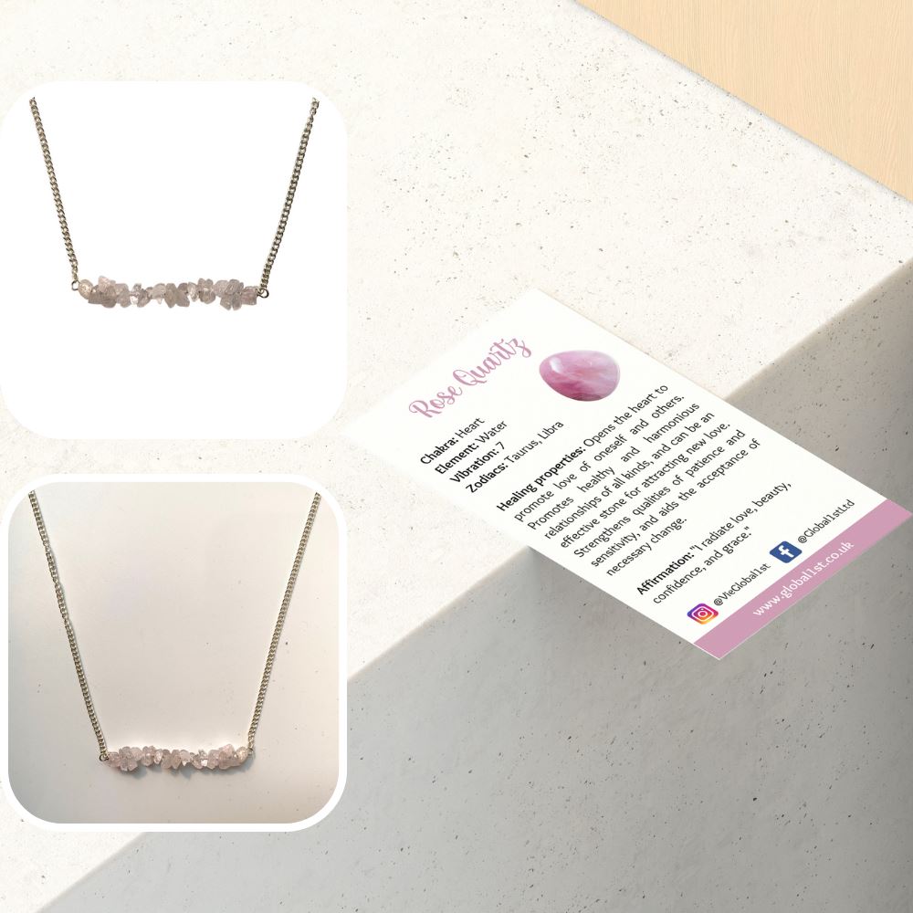Silver Chain Chips Pendant
