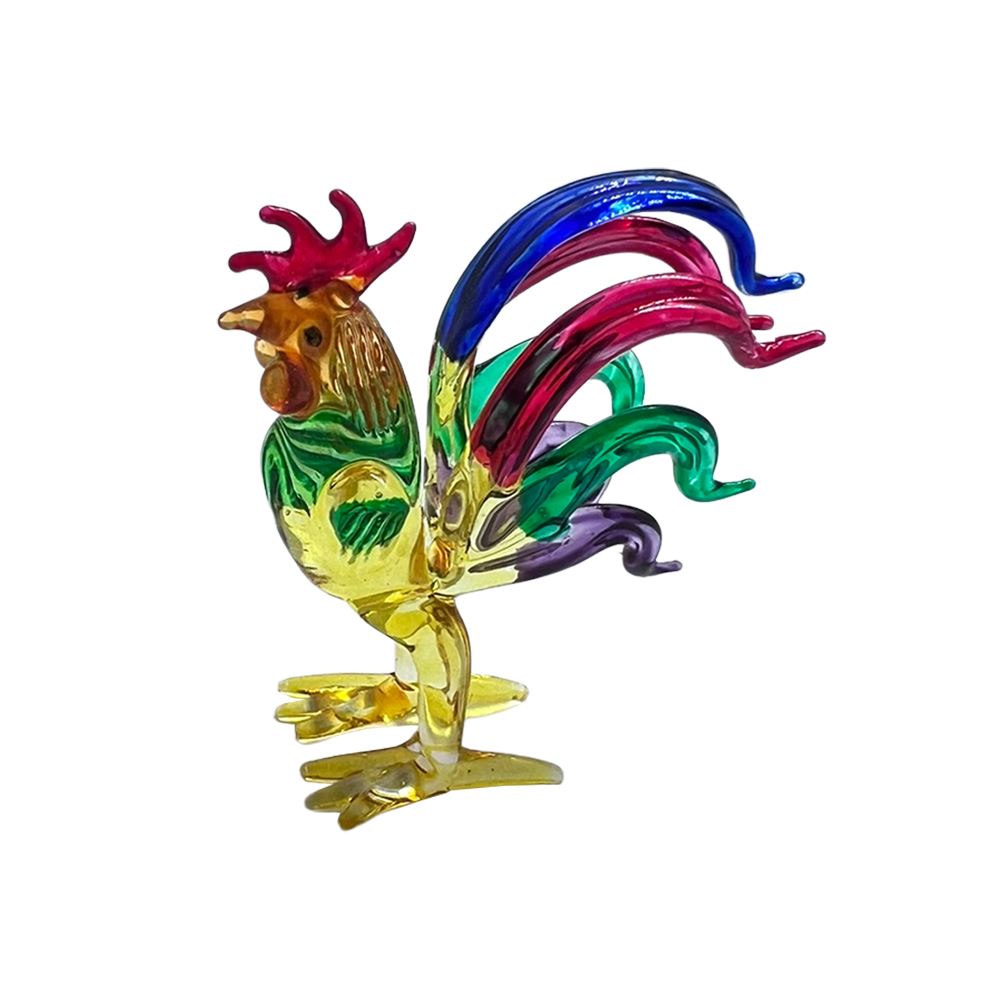 Hand-Blown Glass Sculpture