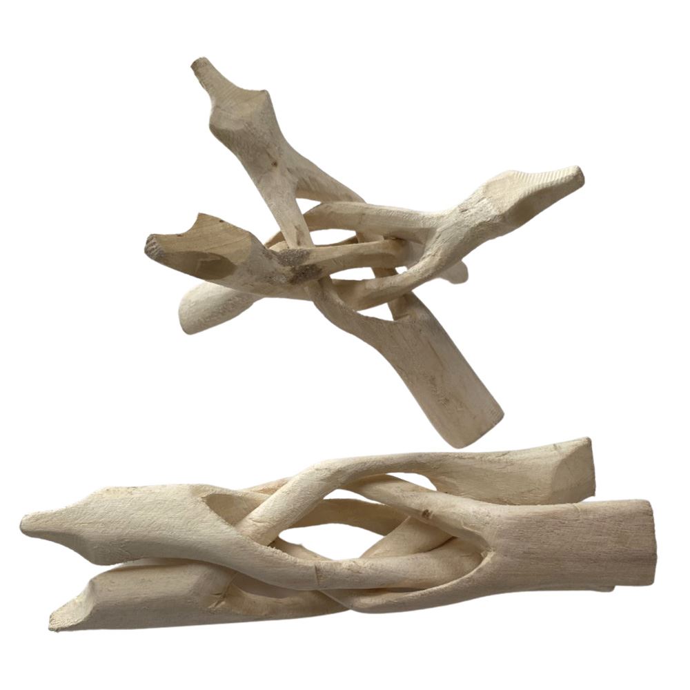 Tripod Stand for Abalone Shell, Natural Finish, 10cm
