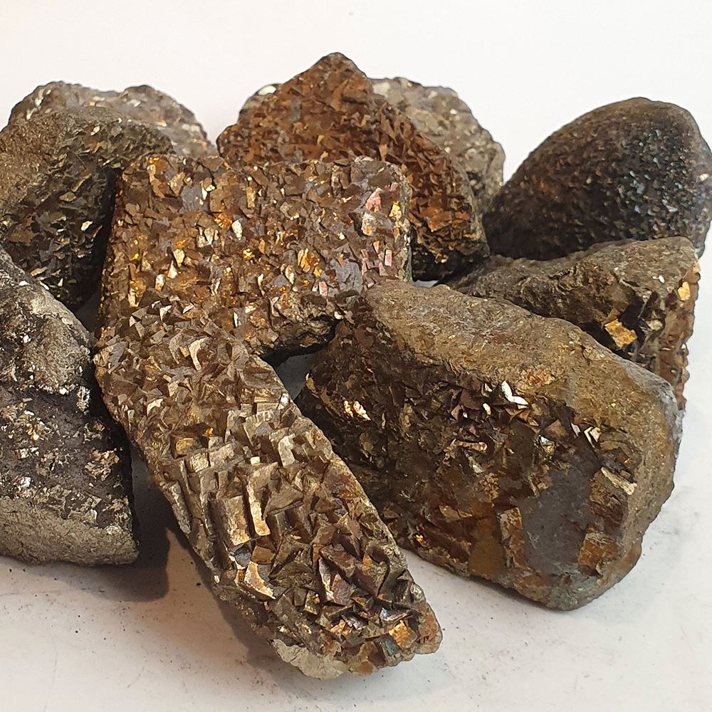 Pyrite Raw Rough Cut Crystals Pack, 1kg