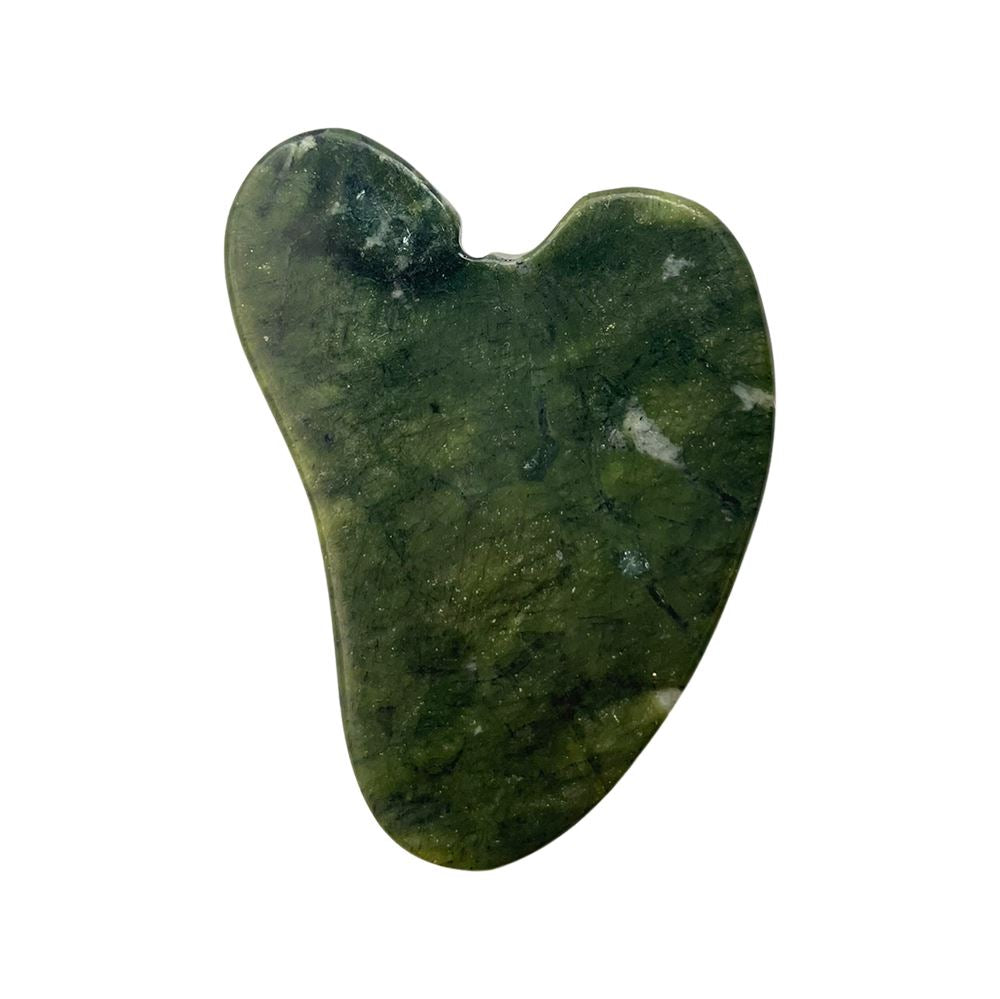 Gua Sha Facial Massage Tool, 8x5cm, Serpentine