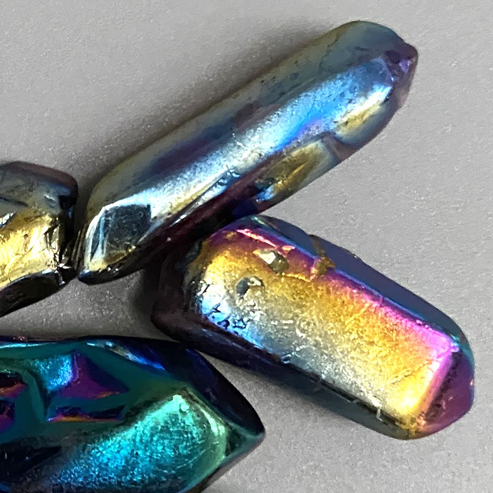 Electroplated Quartz Points, 2-3cm, Single
