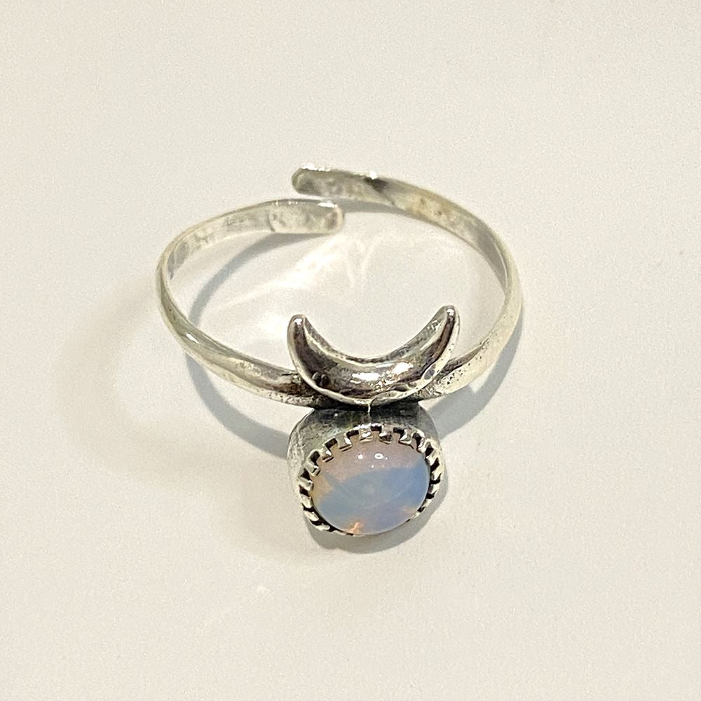Silver-Plated Adjustable Ring (#40)