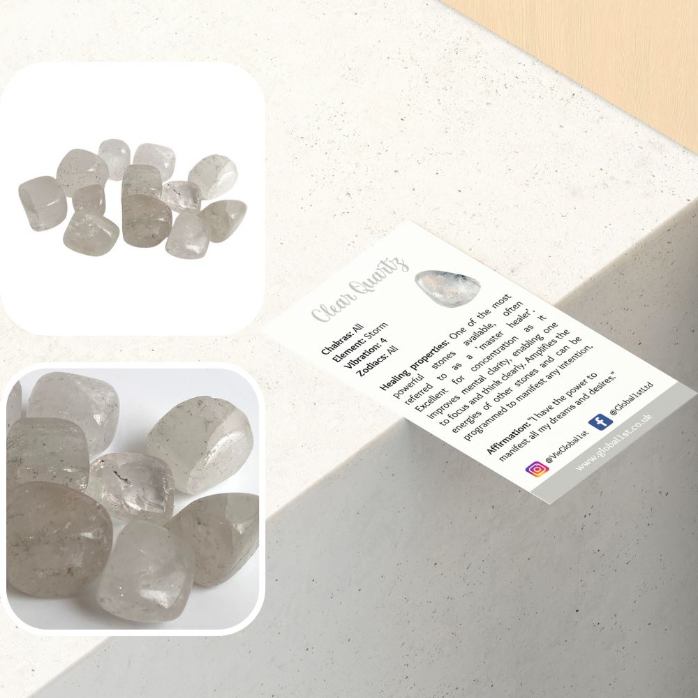 Tumbled Crystals, 250g Pack