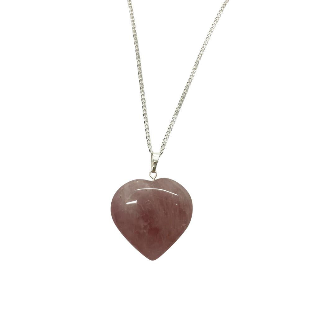 Crystal Heart Pendant, 3cm