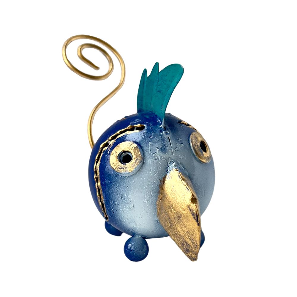 Whimsical Metal Curly Tailed Animal