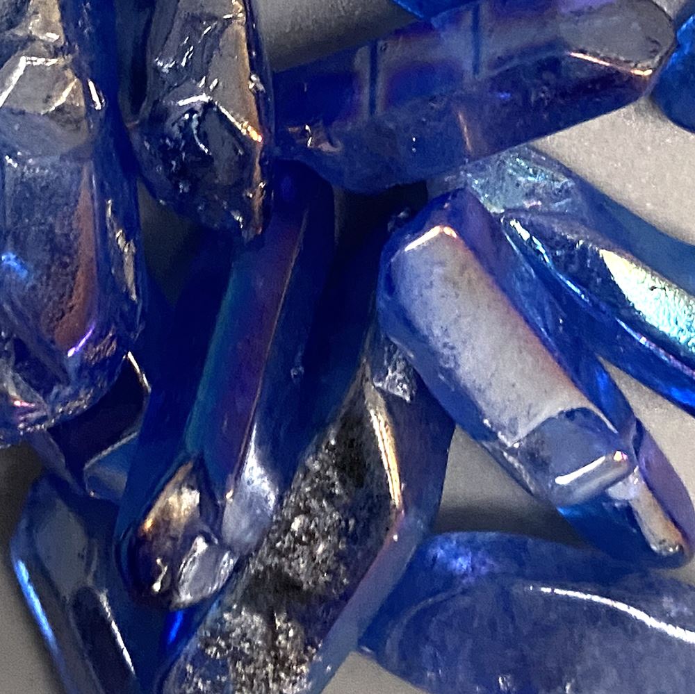 Electroplated Quartz Points, 2-3cm, Single