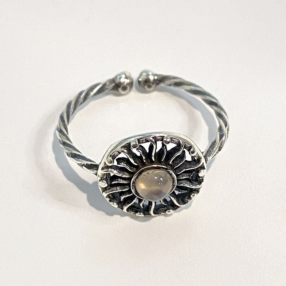 Silver-Plated Adjustable Ring (#45)