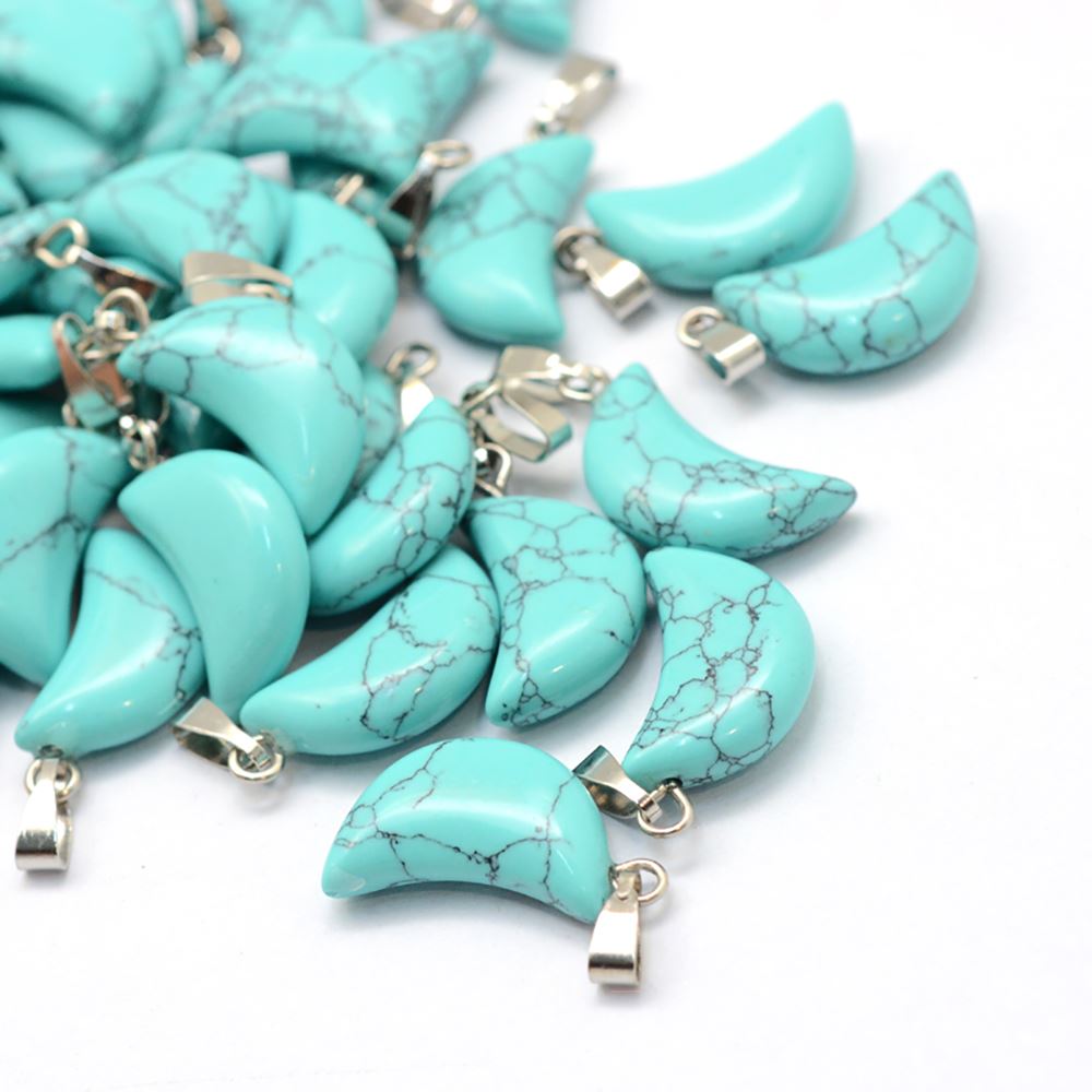 Crescent Moon Pendant, 2.4x1.4cm