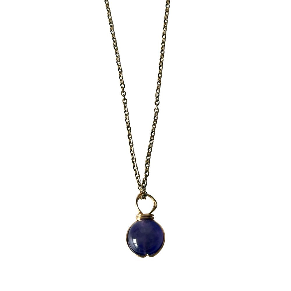 Halo Gemstone Pendant, Sphere