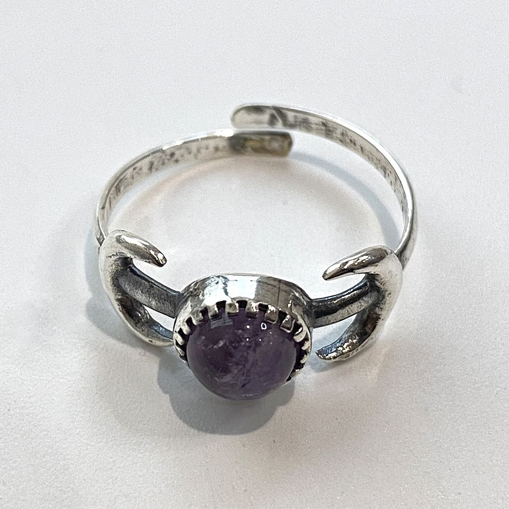 Silver-Plated Adjustable Ring (#42)