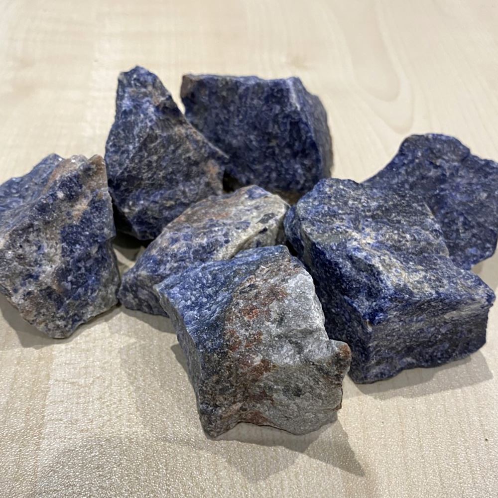 Raw Rough Cut Crystals (80-100g pieces), 1kg Pack