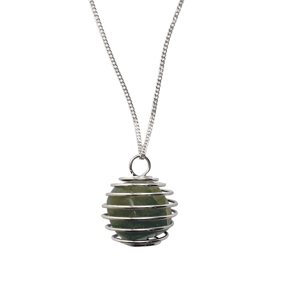 Spiral Tumbled Pendant