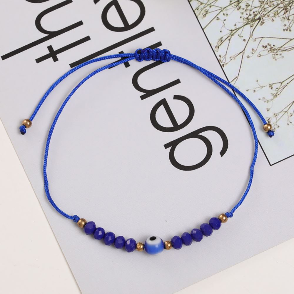 Evil Eye Artificial Crystal Bracelet