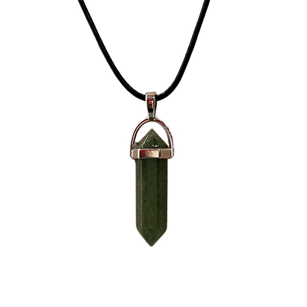 Double Point Pencil Pendant, Black String