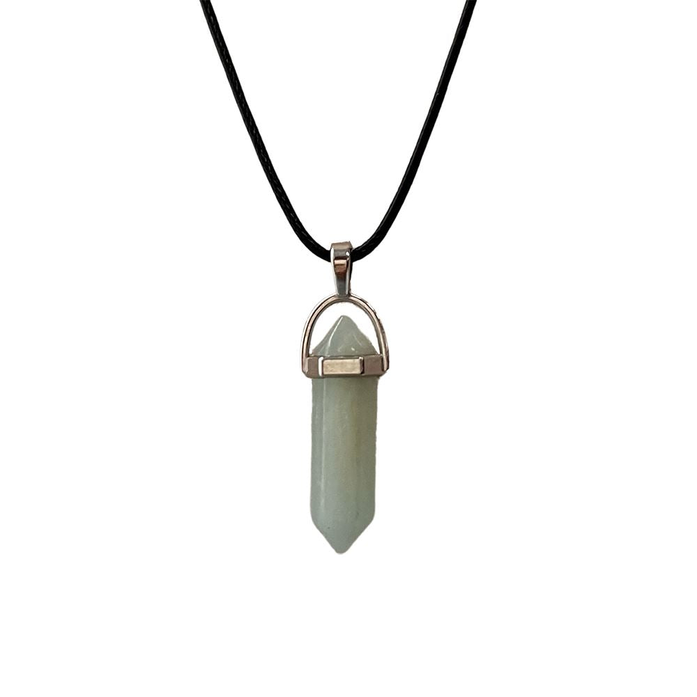 Double Point Pencil Pendant, Black String