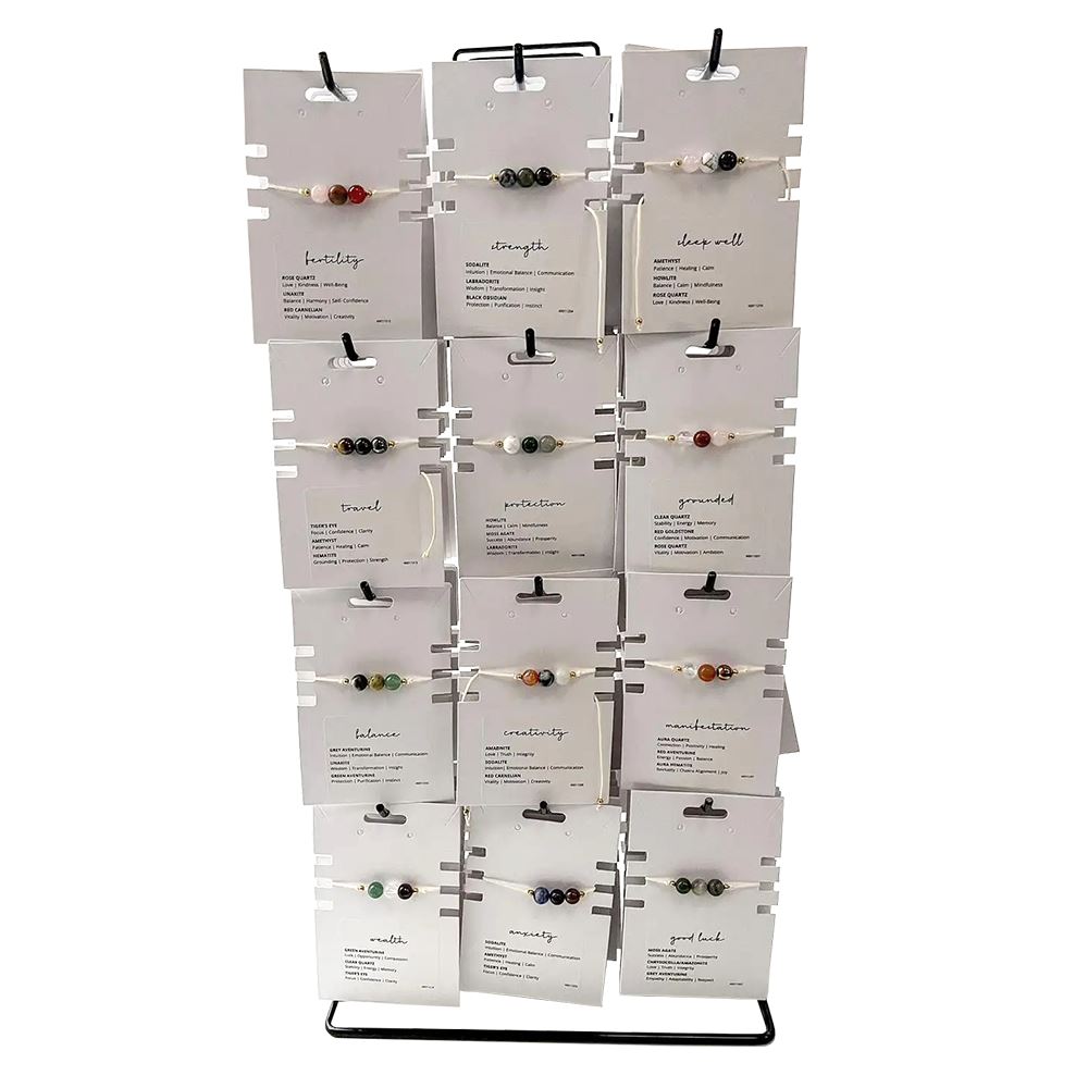 144 x Crystal Intention Wristlet Display