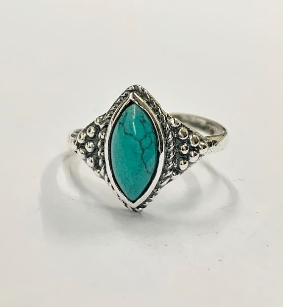 Harlequin Marquise Cluster Ring 01