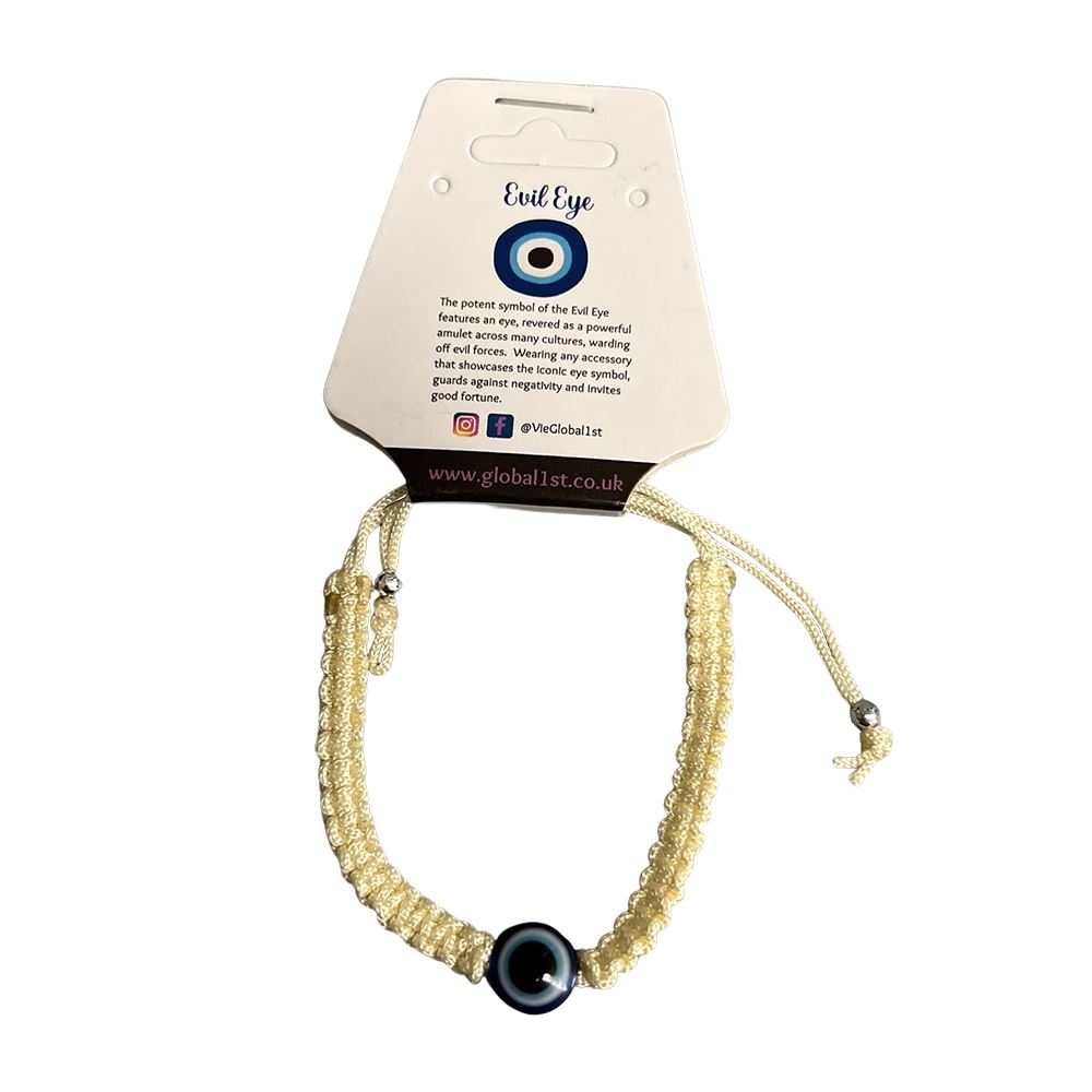 Evil Eye Ethnic Style Cotton Thread Bracelet