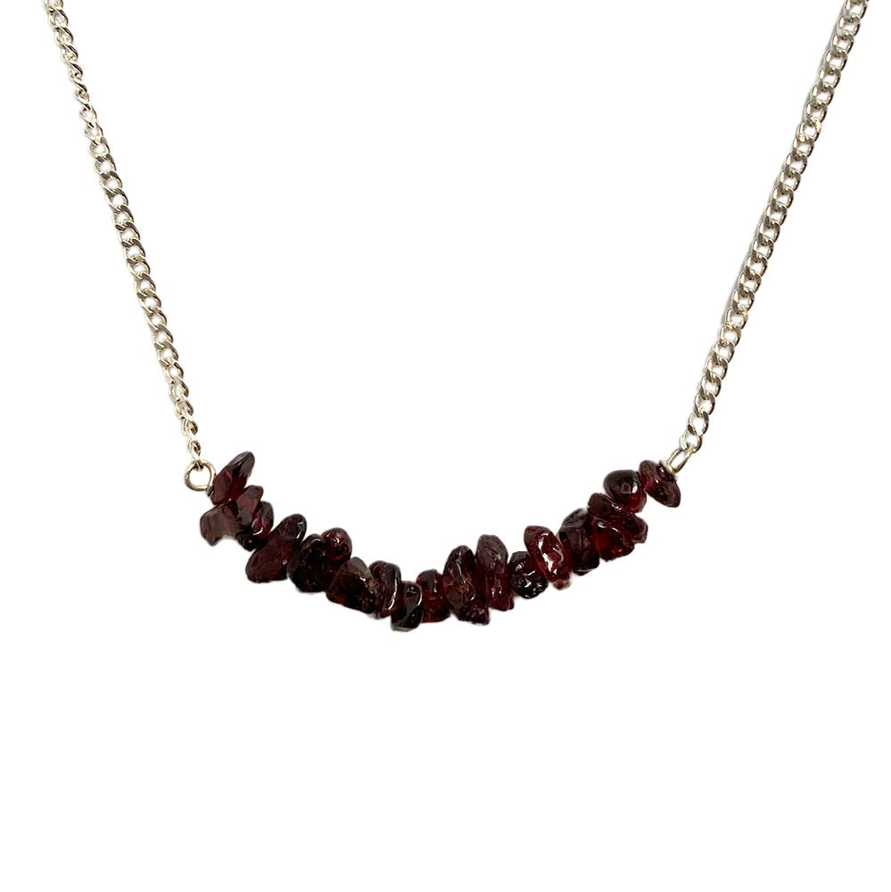 Silver Chain Chips Pendant