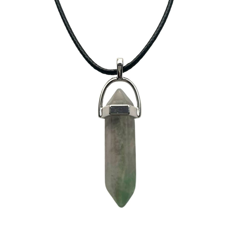 Double Point Pencil Pendant, Black String