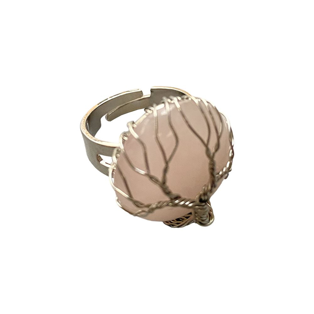 Wire Wrapped Tree of Life Ring, 2cm