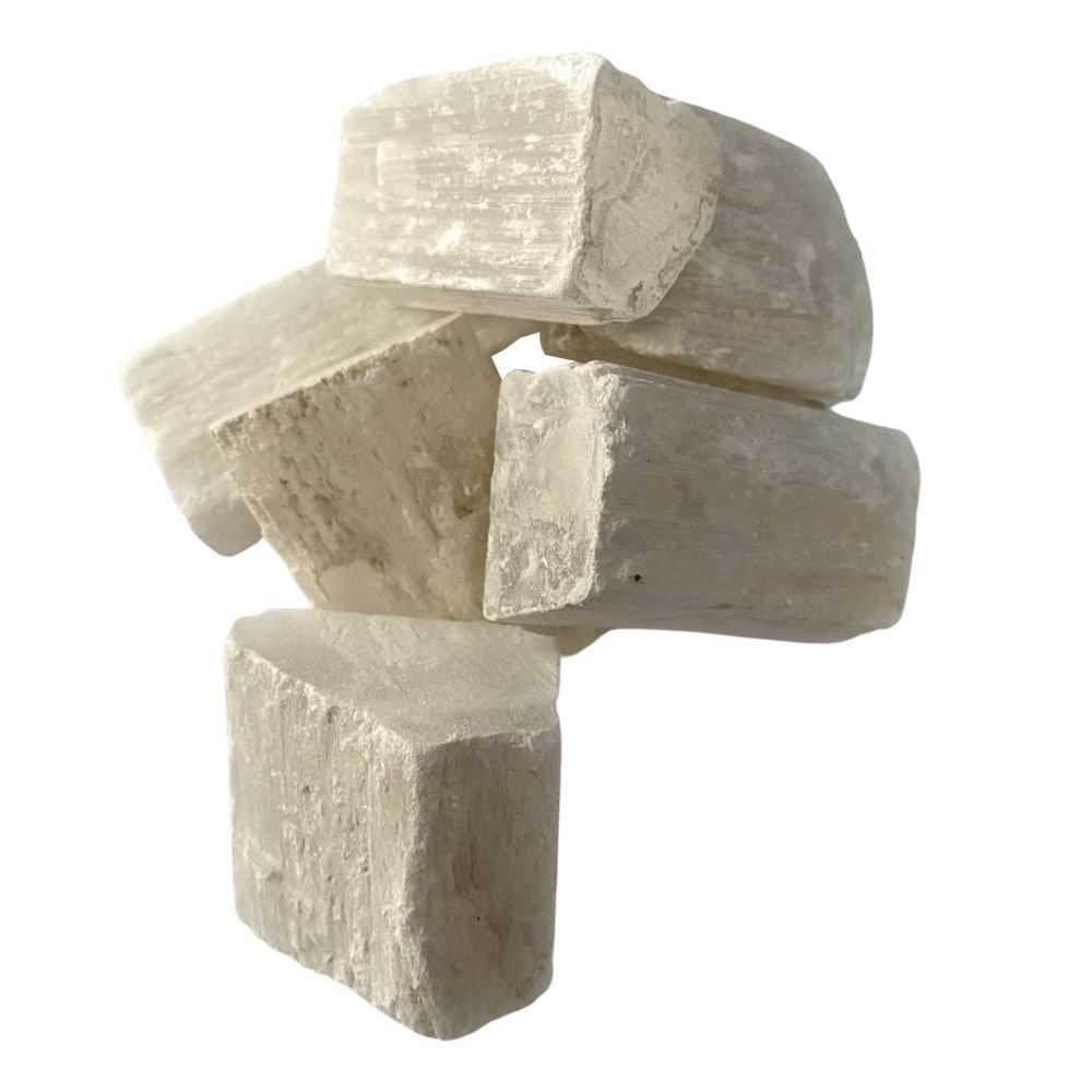 Raw Rough Cut Crystals (80-100g pieces), 1kg Pack