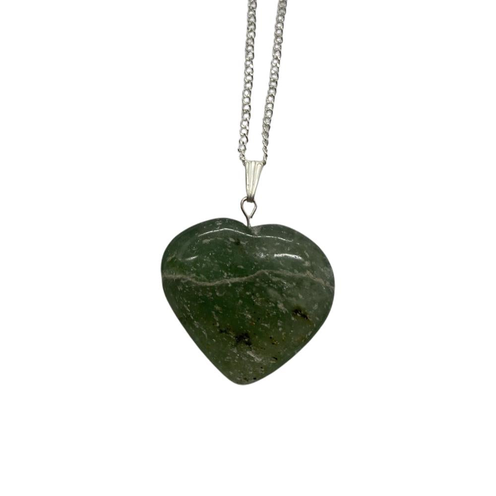 Crystal Heart Pendant, 3cm