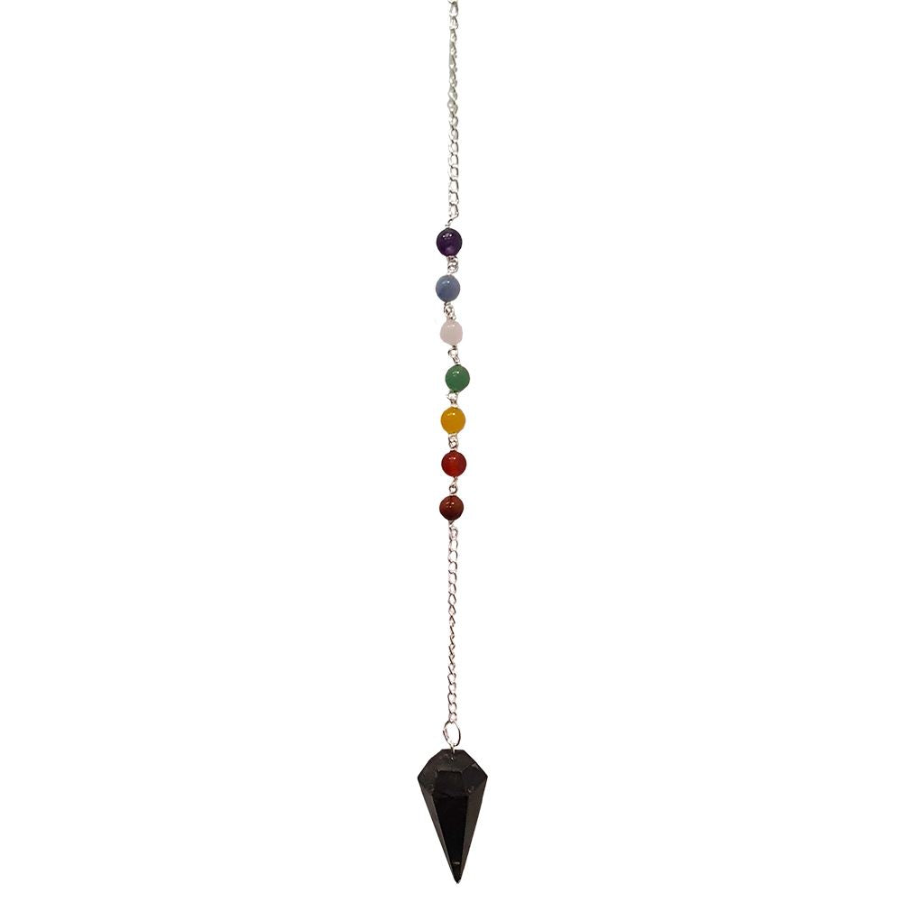 Pendulum with 7 Chakra Beaded Chain