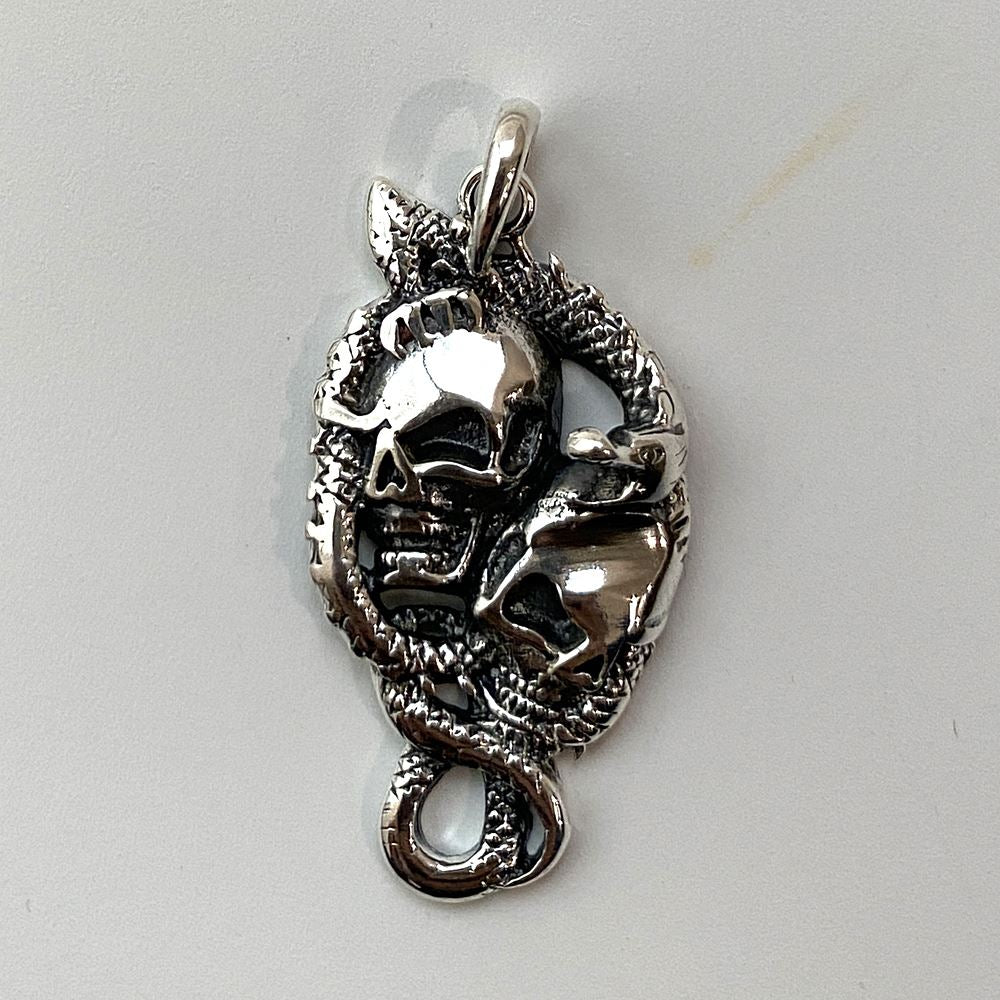 Silver-Plated Gothic Pendant