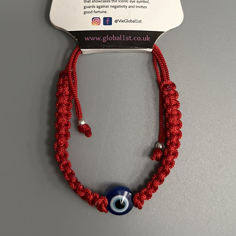 Evil Eye Ethnic Style Cotton Thread Bracelet