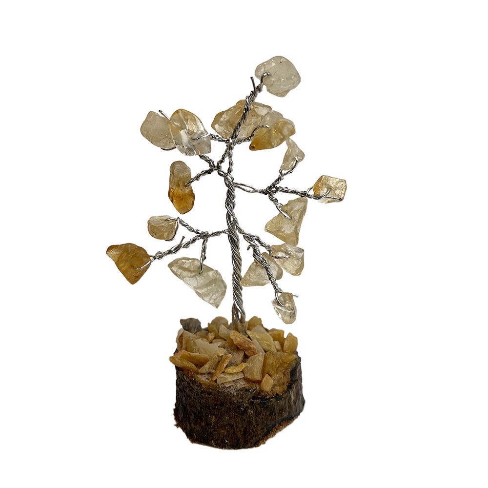 Micro Gemstone Tree, 15 Beads, 6cm