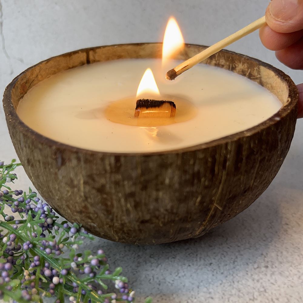 Coconut Shell Candle, Coconut
